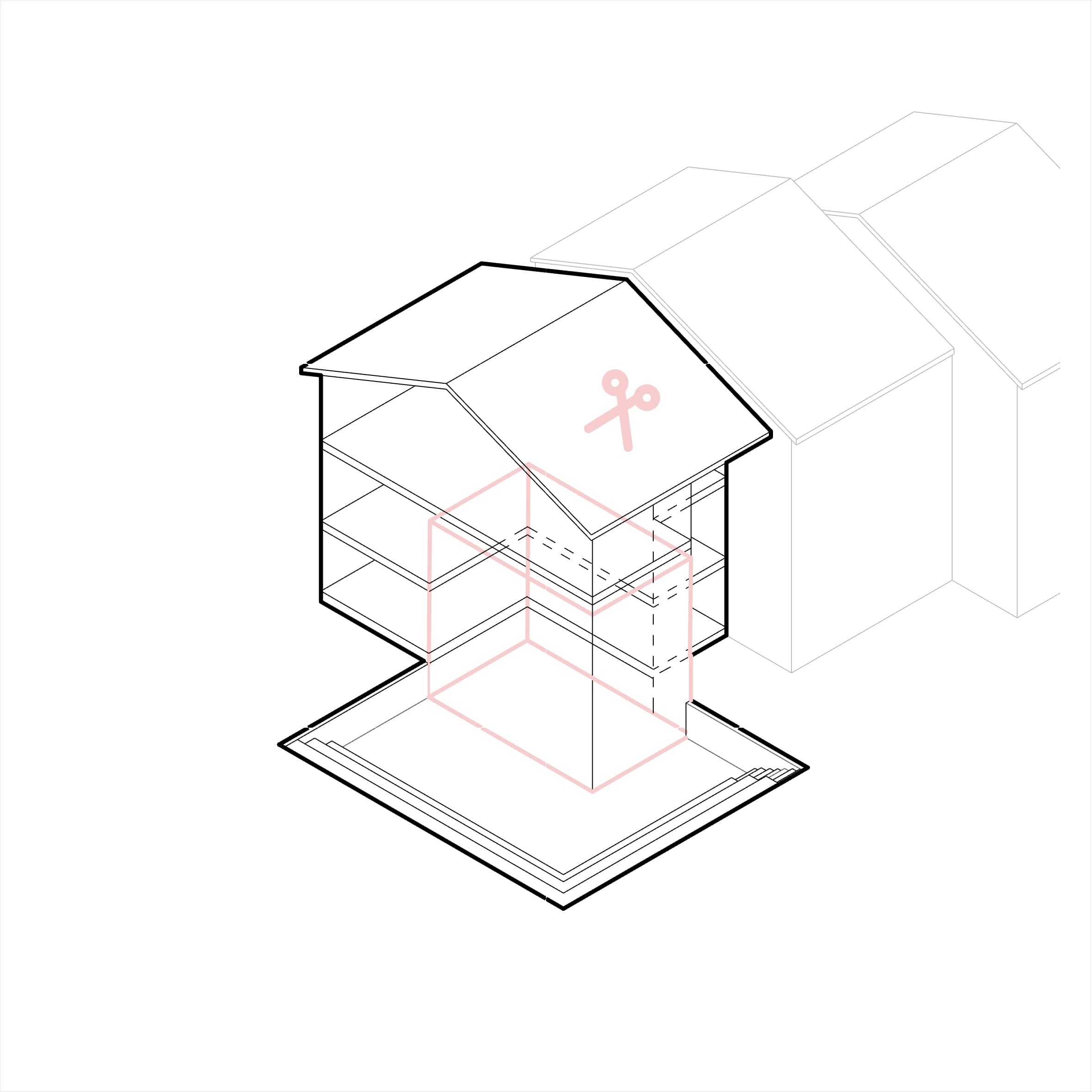 Diagramm: Deckendurchbruch – Neugewinn Wohnräume