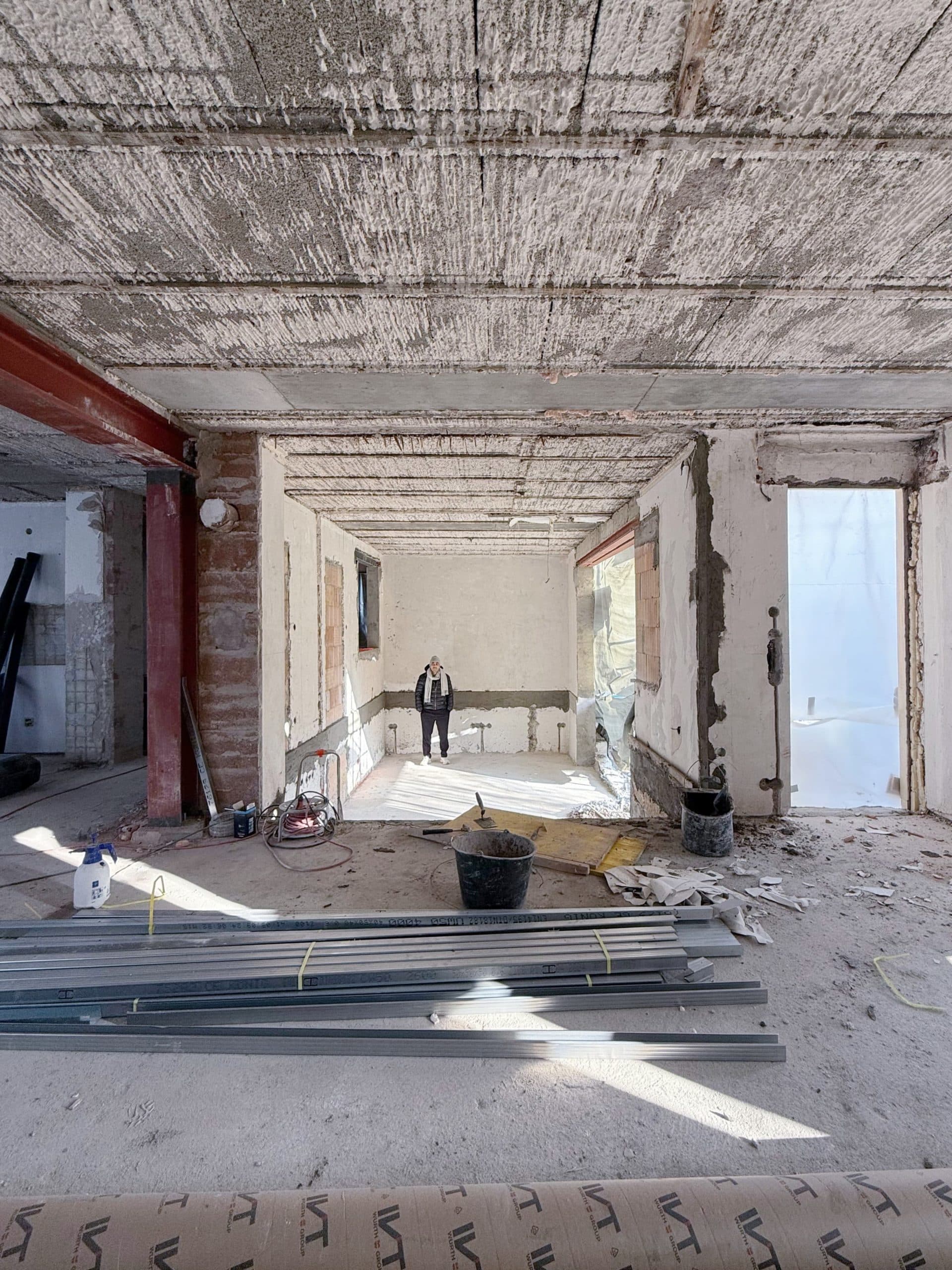 Ausbauzustand Haus U5, Januar 2025