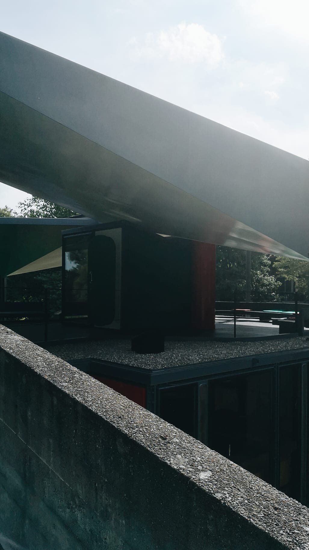 Dachterrasse des Pavillon Le Corbusier